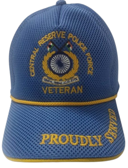 CRPF Veteran Cap – Sky Blue Color