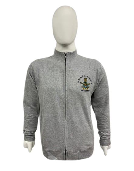 IAF Veteran Hi Neck Jackets Grey Melange