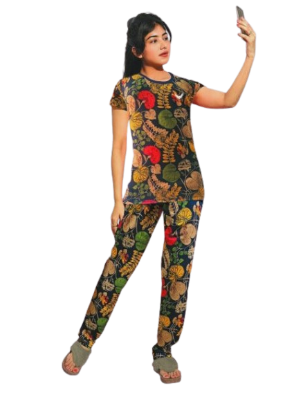 Ladies Pyjama Sets – All Over Print 2