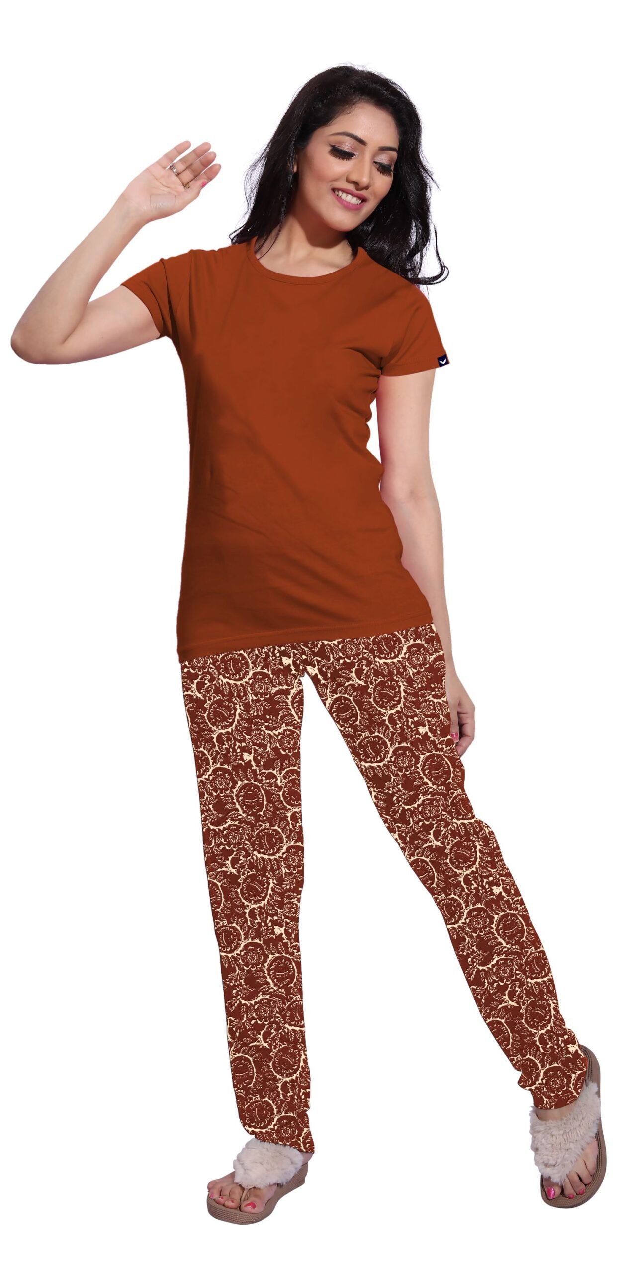Ladies Pyjama Sets – Rust